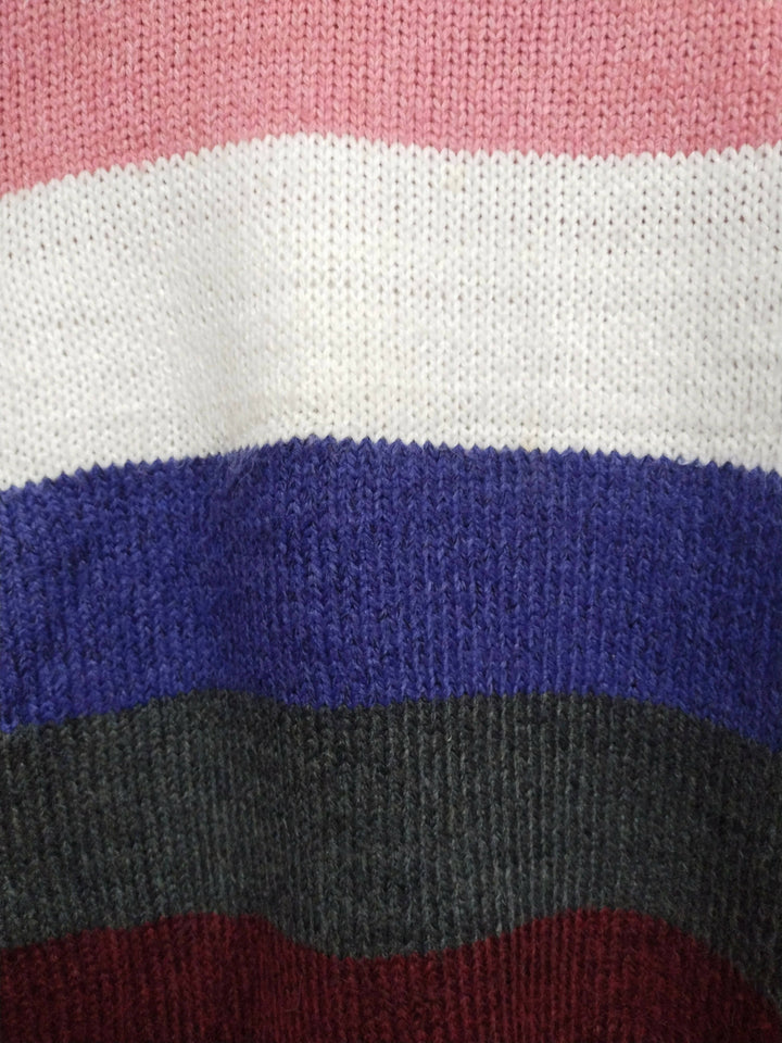 Oversize Colour Block Sweater size: L