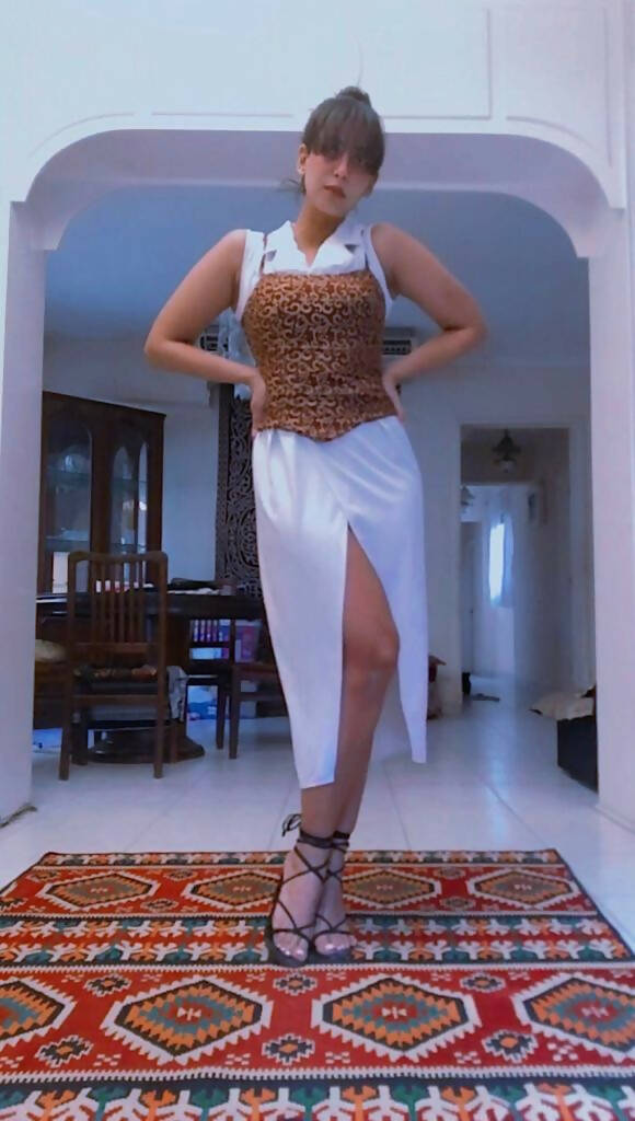 Indian Pattern Corsage Size S/M