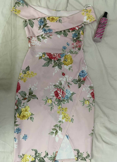 Primark Rose Flower Dress Size: S