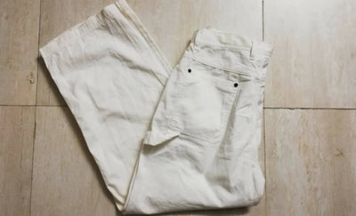 White Cargo Pant