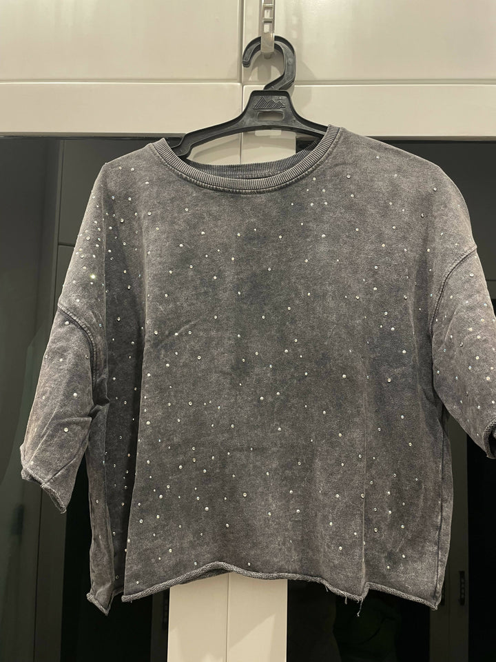 Bershka T shirt with Studs Size: M