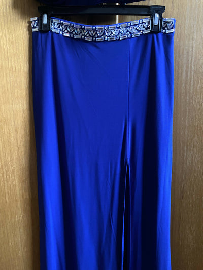 Macy's Royal Blue Soiree Set (Top & Skirt) Size 8 USA