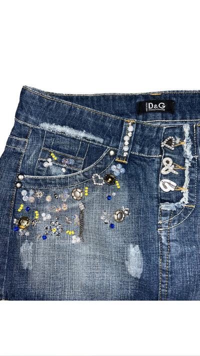 Dolce & Gabana denim skirt Size: M