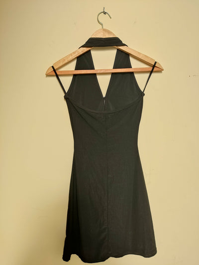 Little Black Dress with front cut out Size S