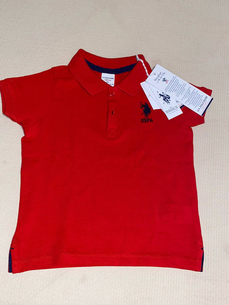 Baby Red U.S. POLO Shirt 2Y 92CM