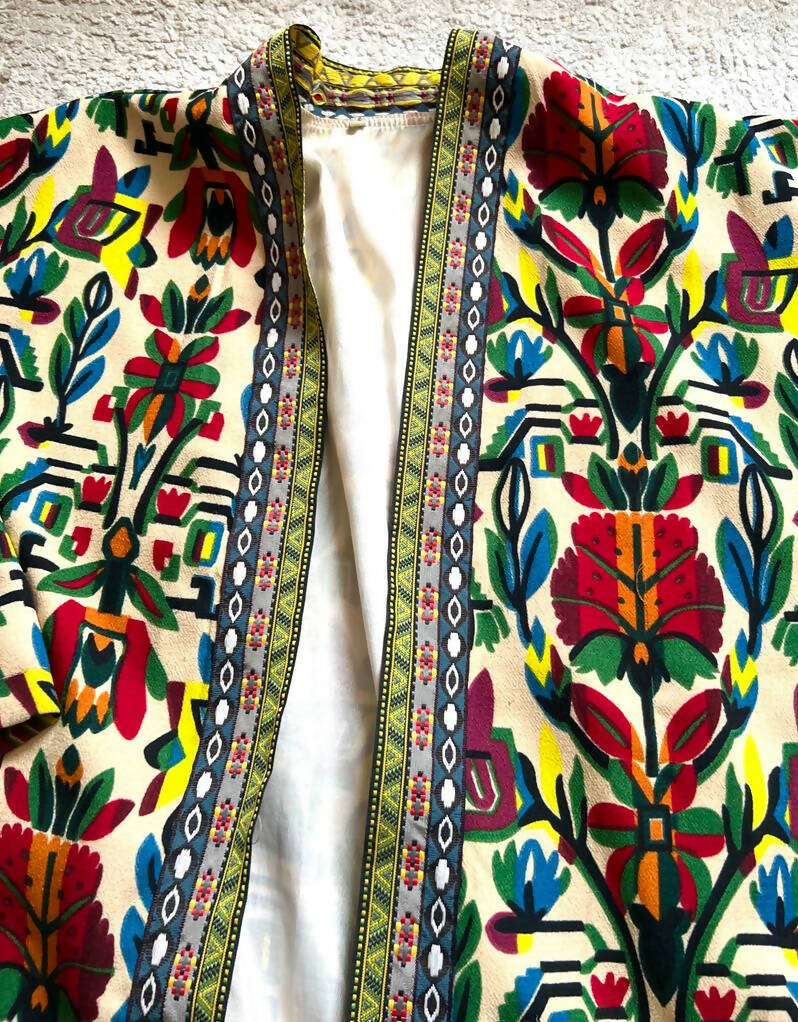 SHEIN Boho tribal floral kimono Free Size