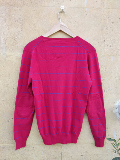 Vee Men's Clothing Red Pullover Size S