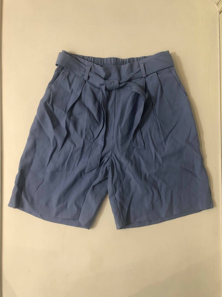 Primark Blue High Waist Shorts Size: UK 12