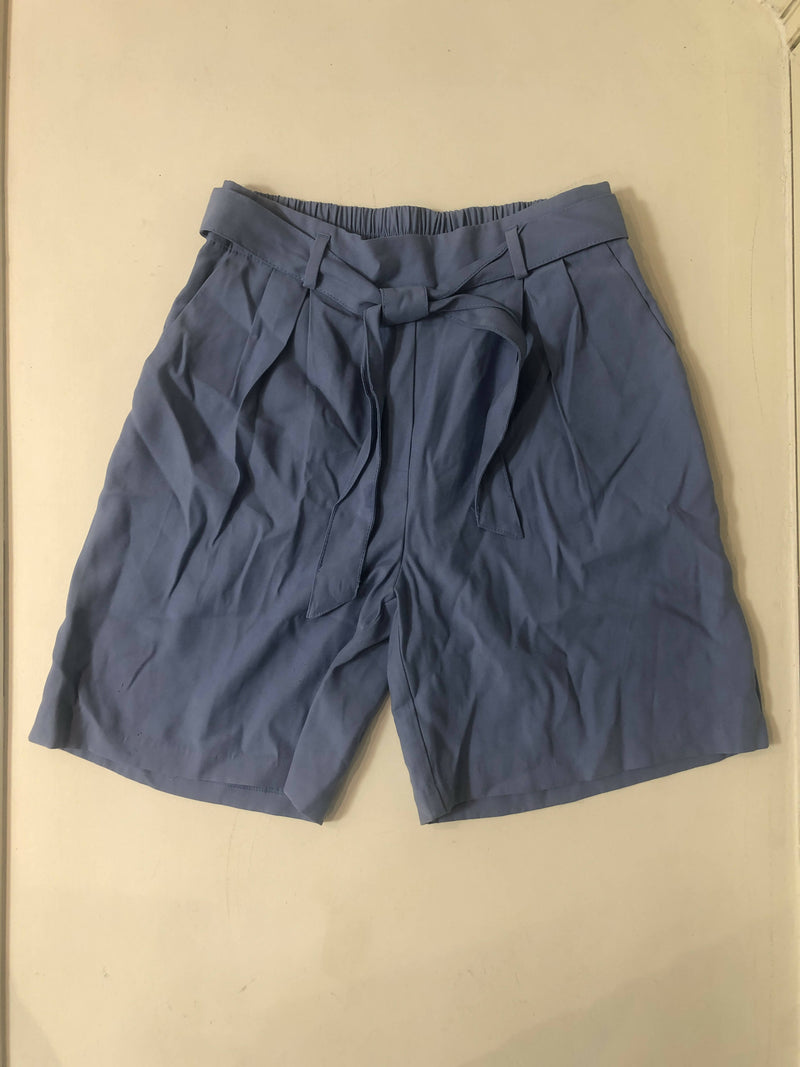 Primark Blue High Waist Shorts Size: UK 12