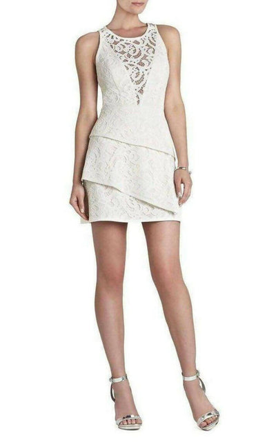 BCBGmaxazria White Dress Size 4