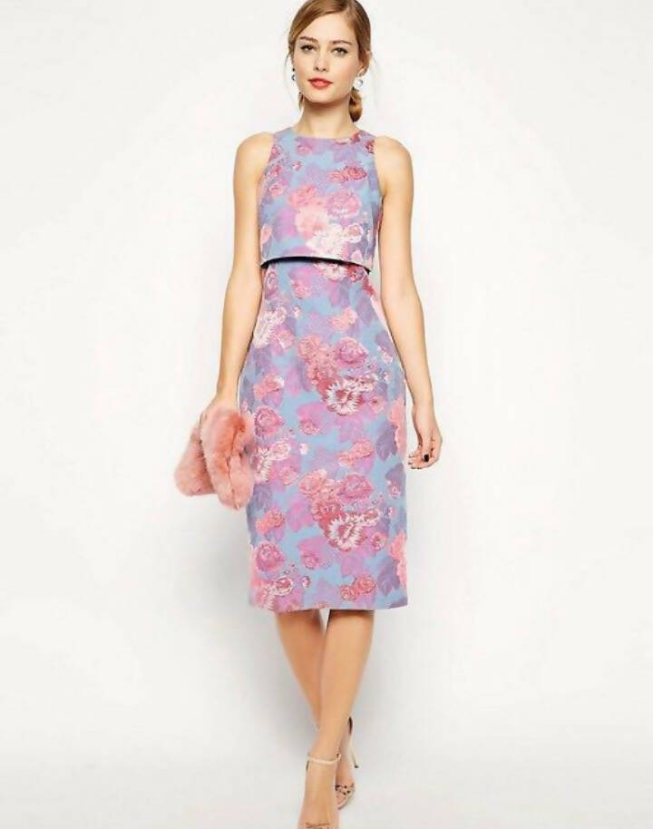 ASOS Floral Midi Dress Size 6