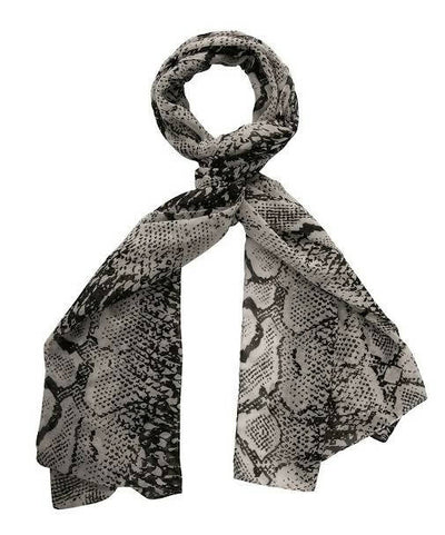 Snake patterned scarf