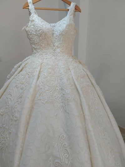 Syrian Bee Wedding Dress - فستان زفاف Size L
