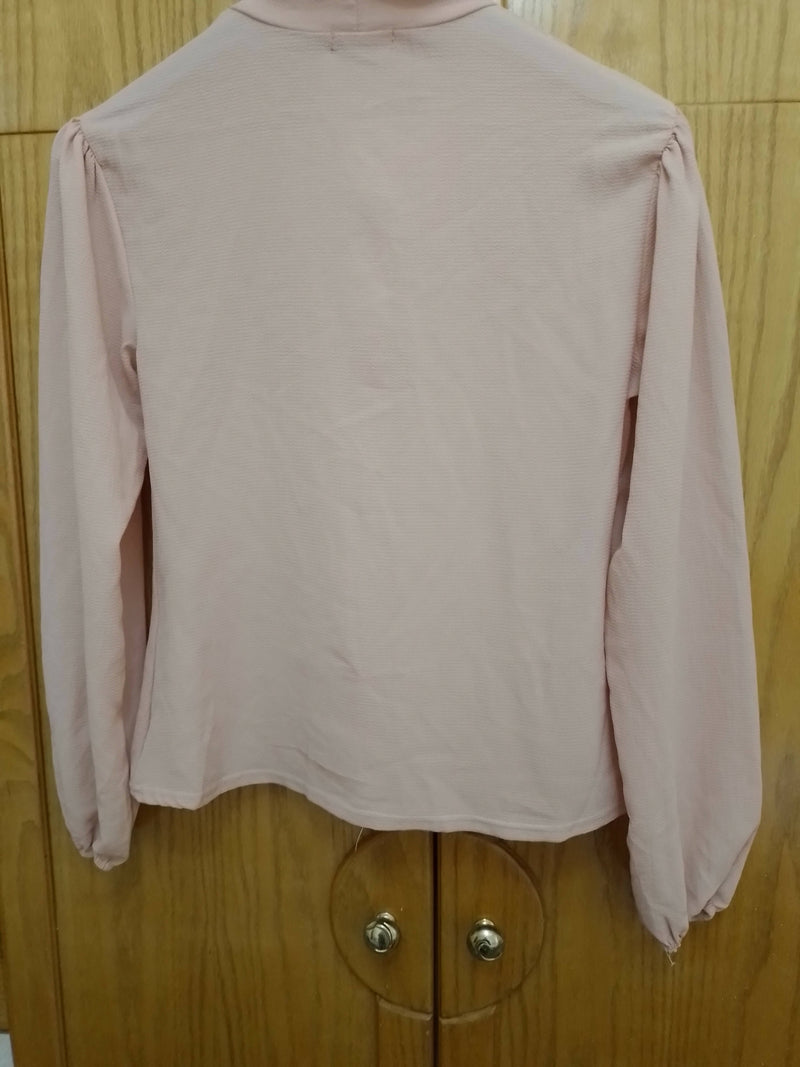 Boohoo pink blouse *New with tag* Size UK 10 EU 38