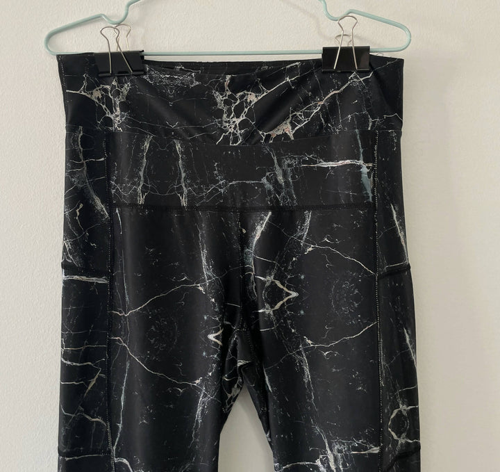 Highwaisted Marble Leggings Large