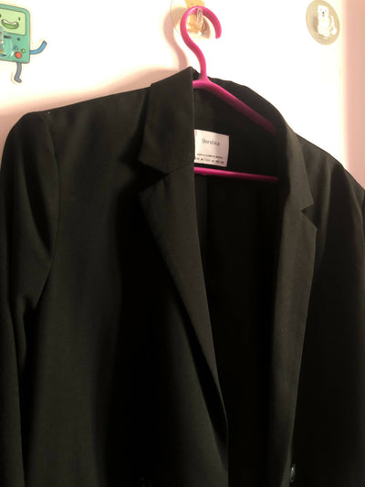 Black Bershka Blazer Medium sized