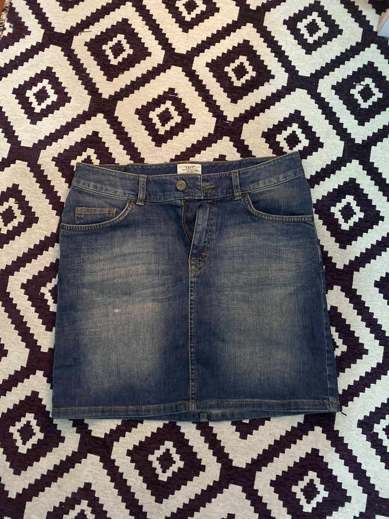 H&M Denim Short Skirt Size S