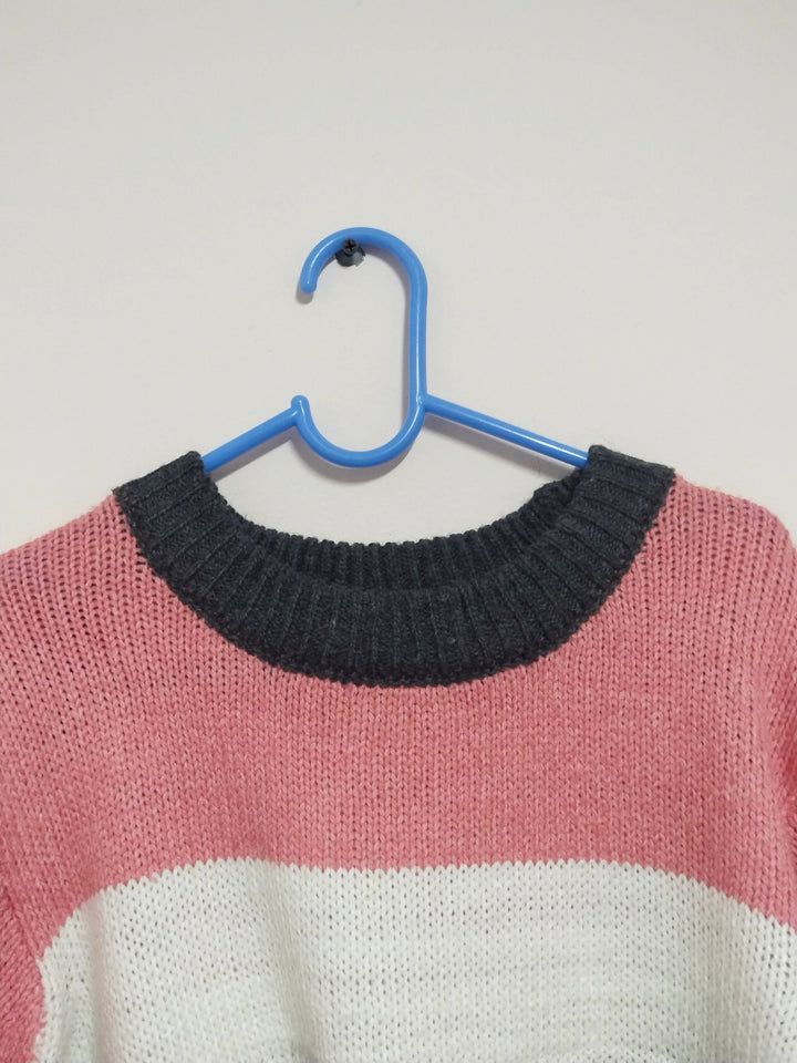 Oversize Colour Block Sweater size: L