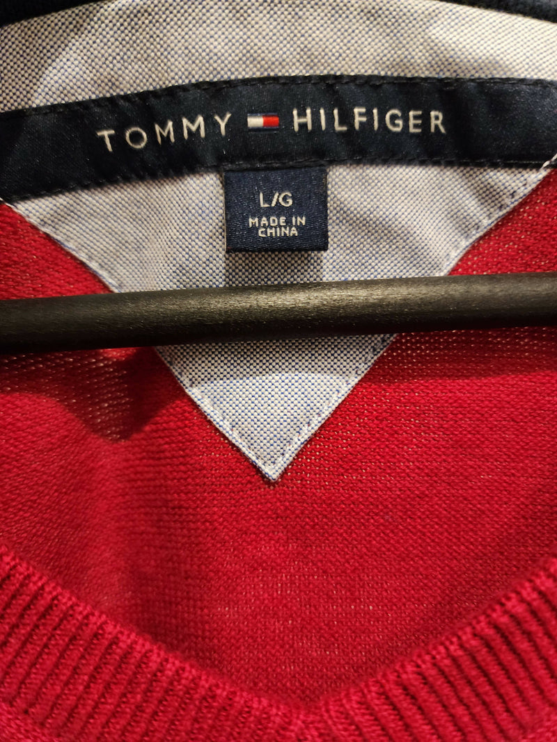 Tommy Hilfiger Red Sweater (L)