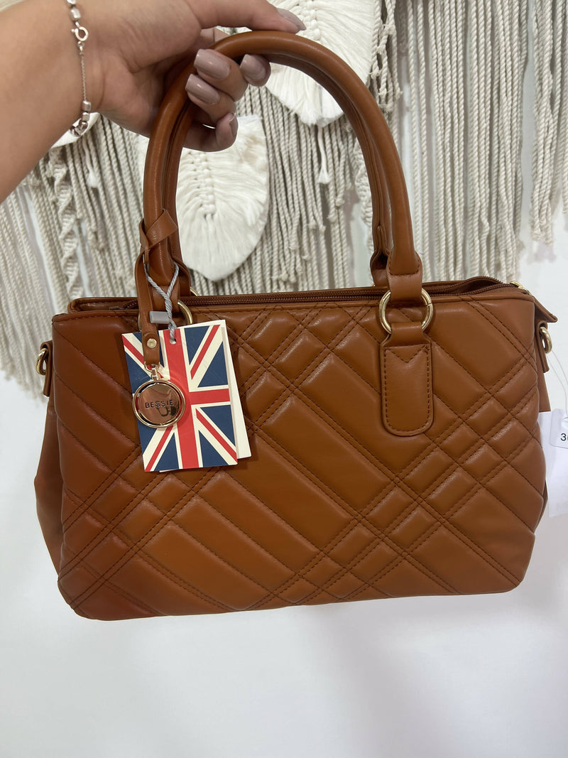 NEW with Tag Bessie brown bag with dust bag