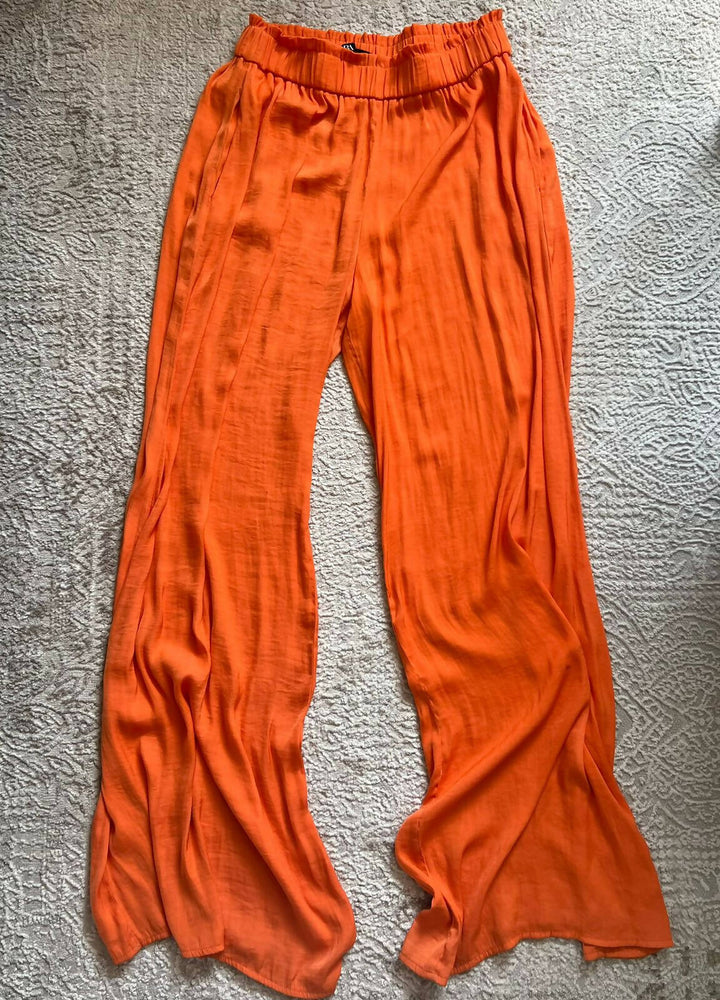 Zara Flowy Wide Pants XS