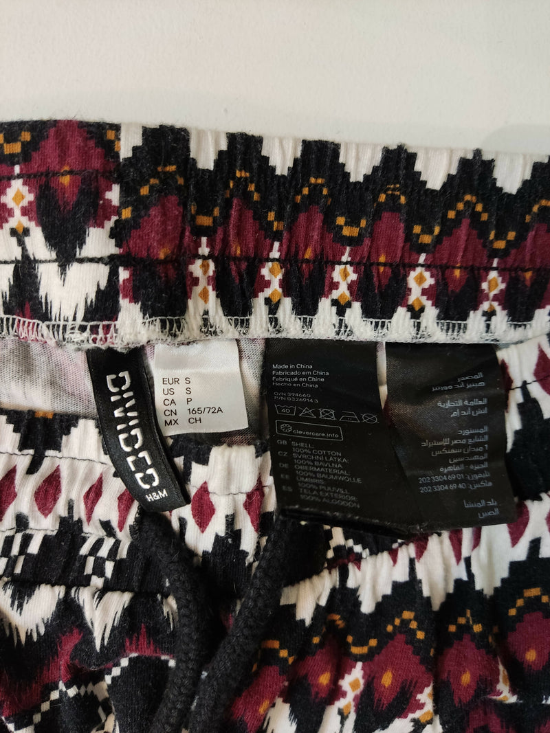 H&M Print Pants Size S