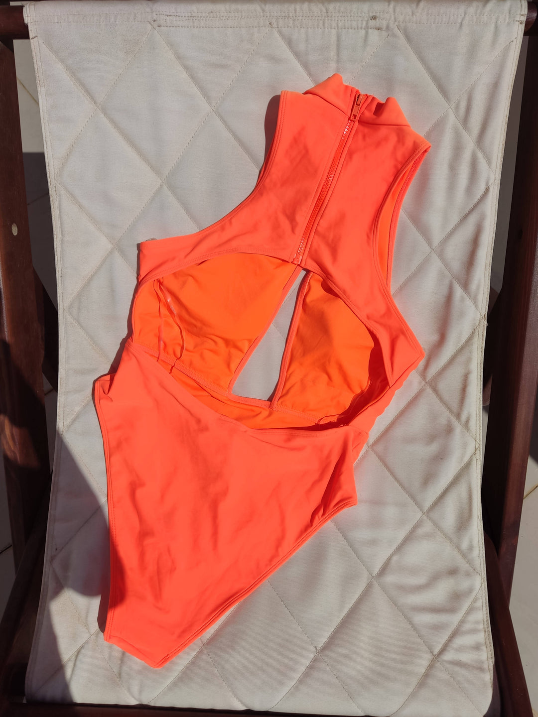 NEW Forever 21 Orange One-Piece Swimsuit Size: L (With Tag)