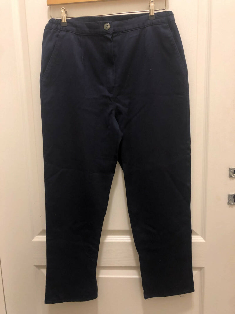 Formal Navy Pants Size: M