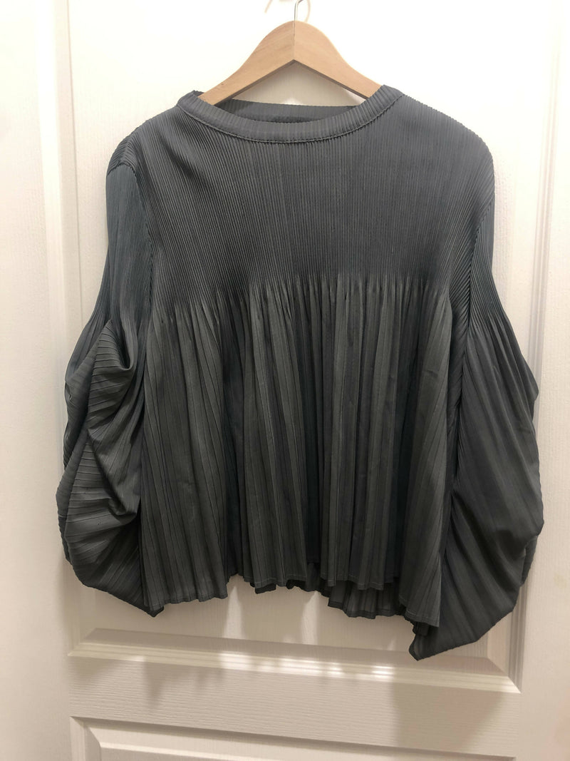 Grey Blouse Size M/L