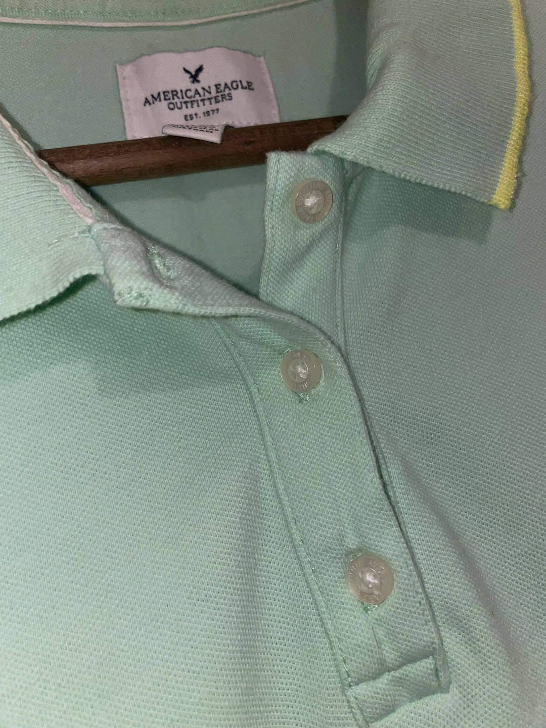 American eagle polo shirt size large