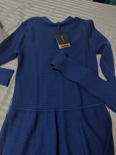 Brand New Blue Massimo Dutti Dress Size S