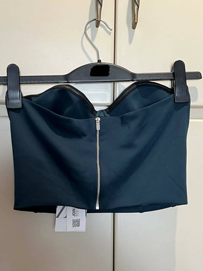 ZARA Strapless Corset Style Top - Size M