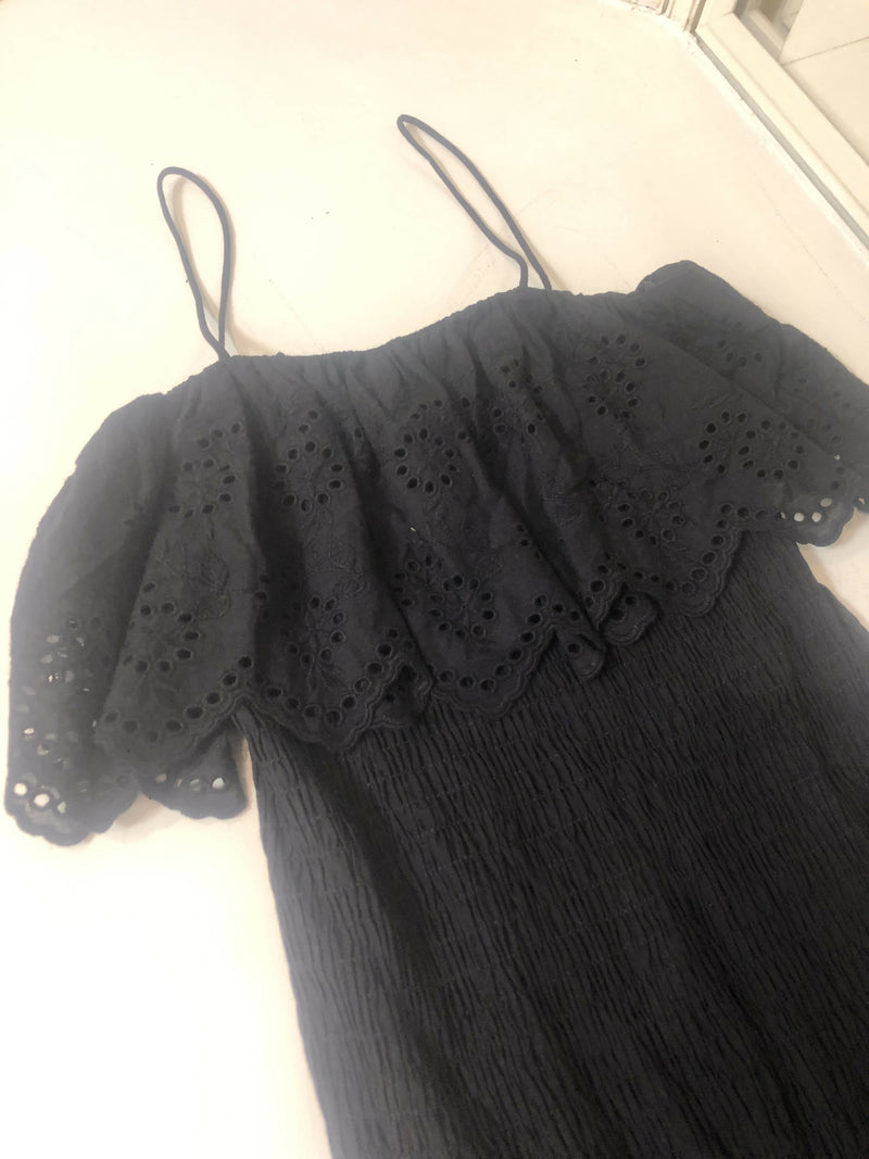 Zara Black Top Dress Size: M