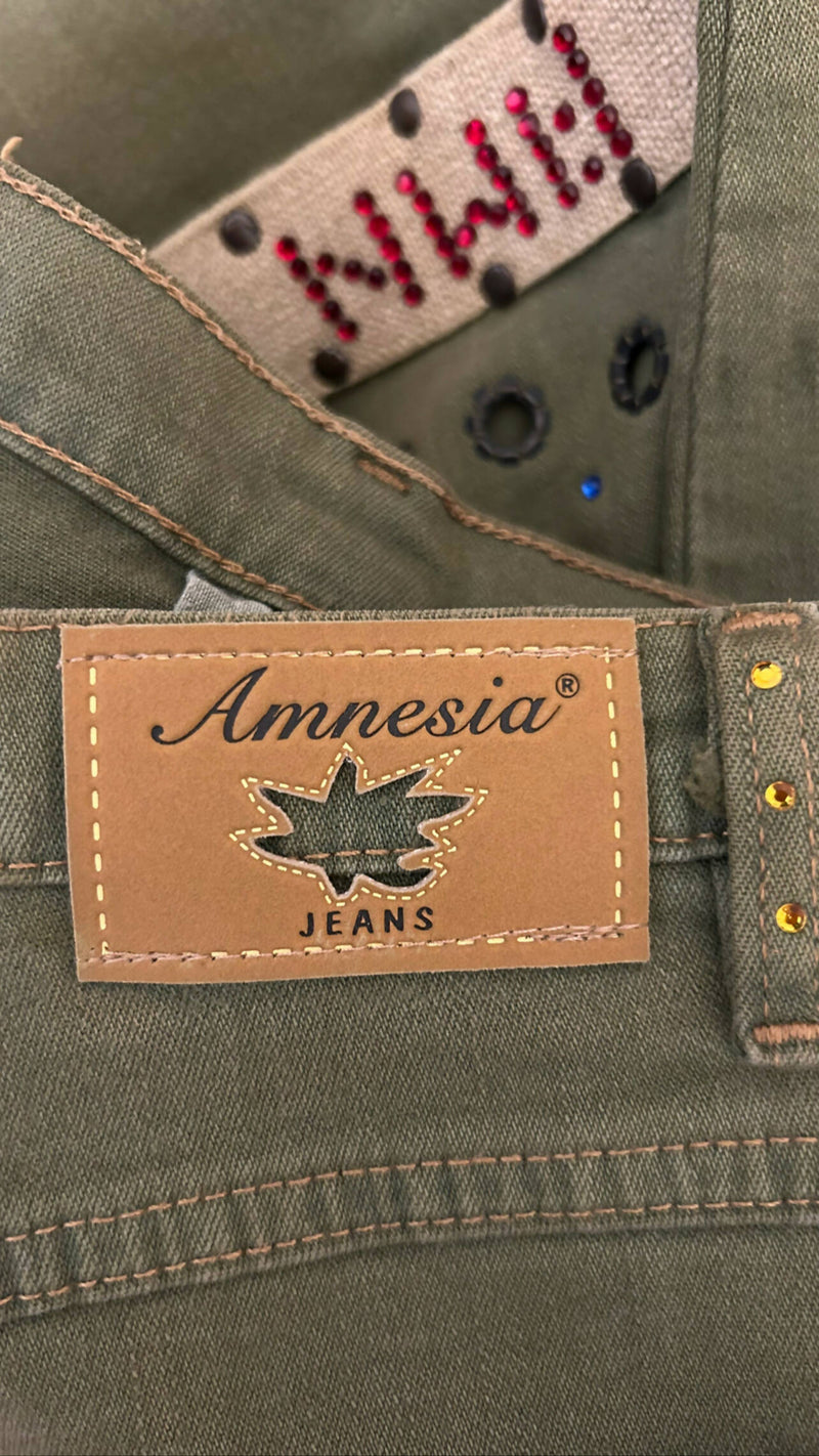 Amnesia Flared Pants Size: S