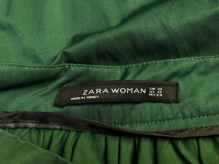 Zara Green Skirt - Size: XS