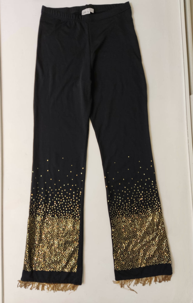 Top & Pants Black & Gold Set