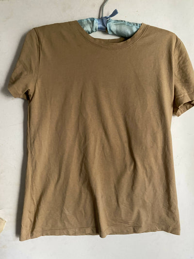 Stradivarius Beige T-shirt Size: M