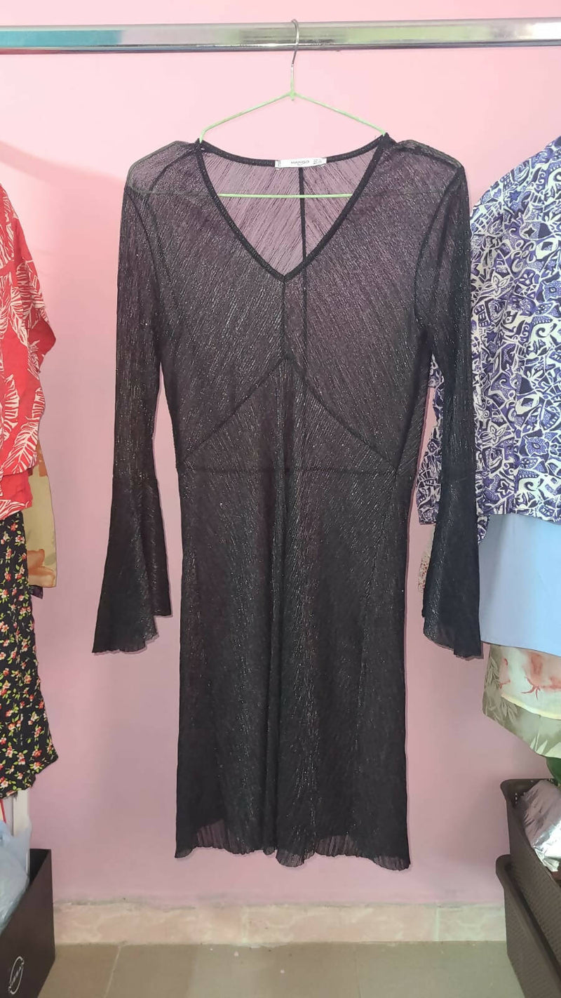 Mango Sheer dress size S