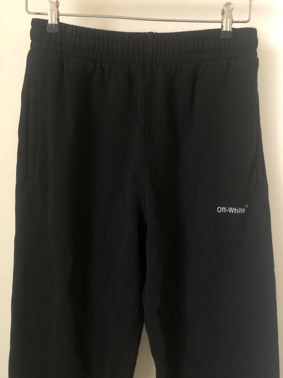 Off white Black Joggers Size: S