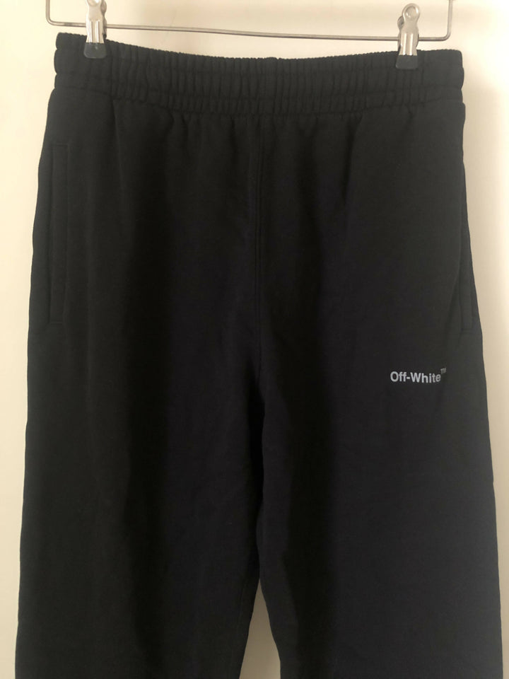 Off white Black Joggers Size: S