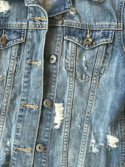 Bardōt DENIM Jacket Size UK 6