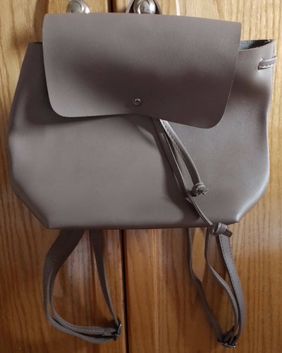 Brand New RAViN Leather Backpack Taupe Color