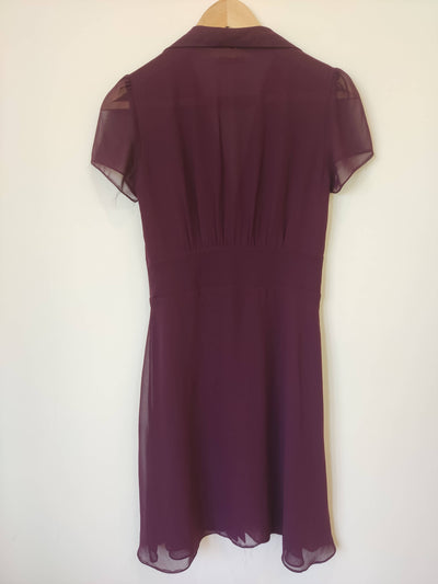 Violet Buttoned Dress Size 10