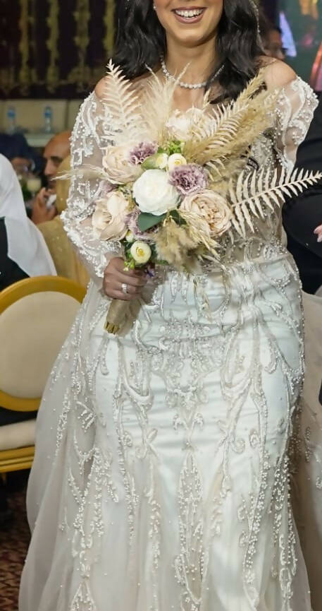 Khafaga Designs Wedding Dress with Veil XL