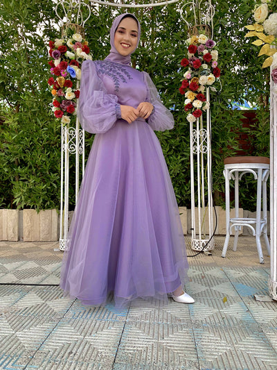 Hennin Purple Dress S38