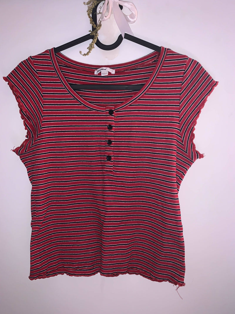 Subdued Striped Top Size: S/M