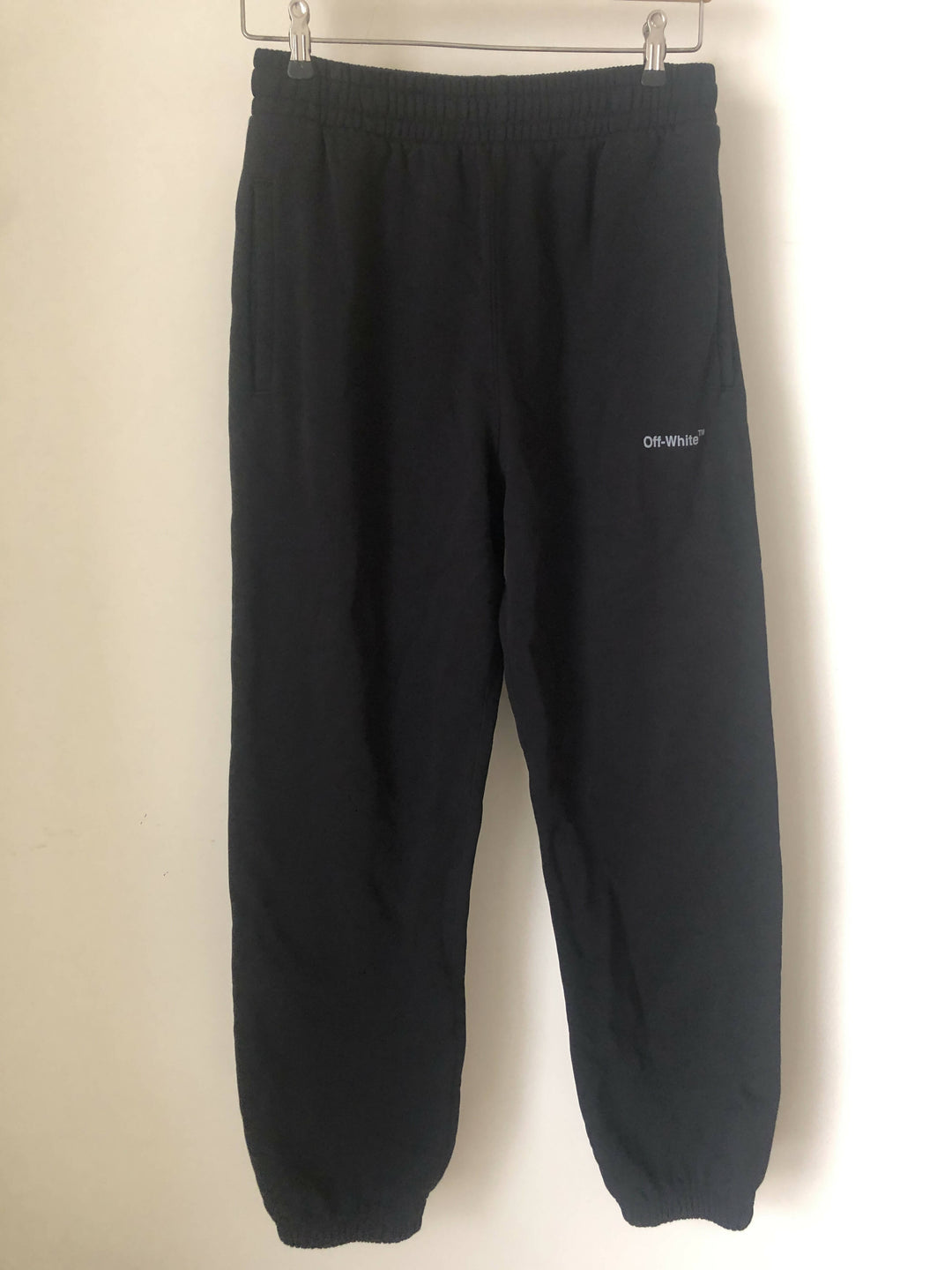 Off white Black Joggers Size: S