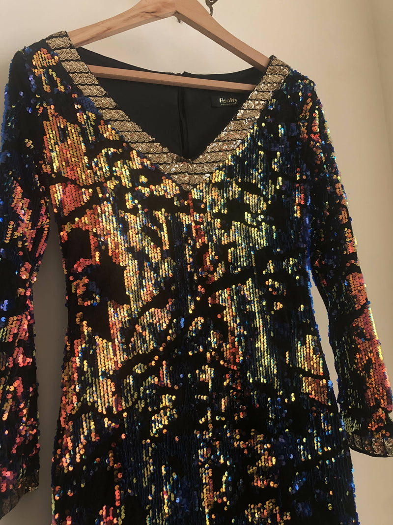 Sequins Dress Size: M