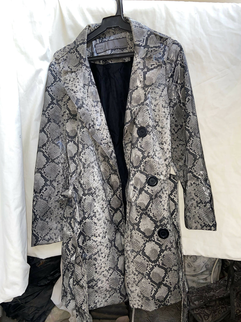 Zara Snakeprint Coat Size XS