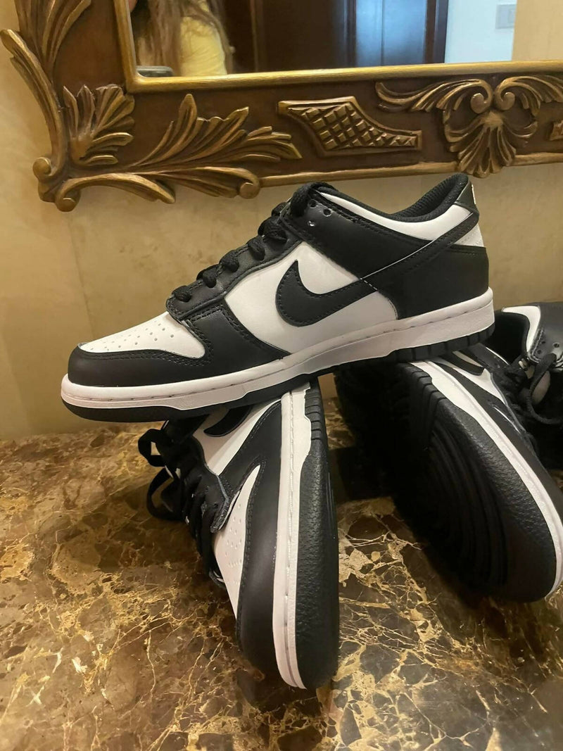 Size 38 New with box Nike Dunk Low "Black/White" Sneakers